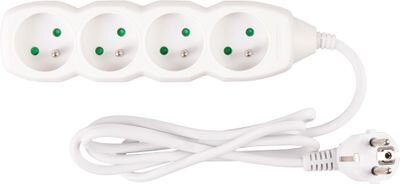 Kabel DG-F804B 01,50 m, 4 zásuvky