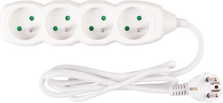 Kabel DG-F804B 01,50 m, 4 zásuvky