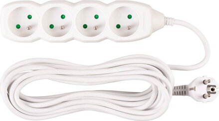 Kabel DG-F804B 07,00 m, 4 zásuvky