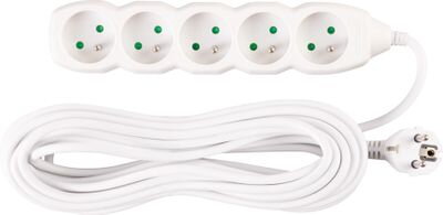 Kabel DG-F805B 10,00 m, 5 zásuviek