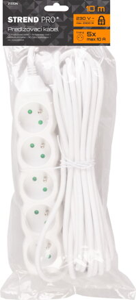 Kabel DG-F805B 10,00 m, 5 zásuviek