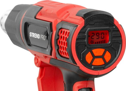 Pištoľ Strend Pro HG203, 2000W, LCD display, teplovzdušná, s kufríkom
