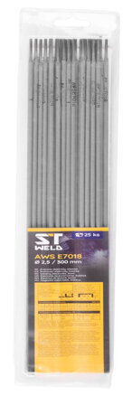Elektrody AWS E7018 2,5 mm, 25 ks, Basic