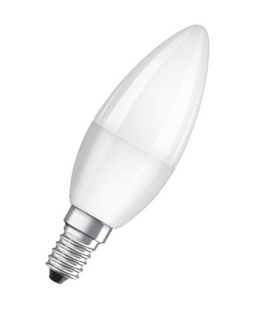 Ziarovka OSRAM® LED Value CLASSIC B FR 40 non-dim, 5,7W/865 E14 6500 K