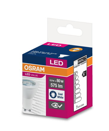 Ziarovka OSRAM® LED Value PAR16 80 36° 6,9W/4000K GU10