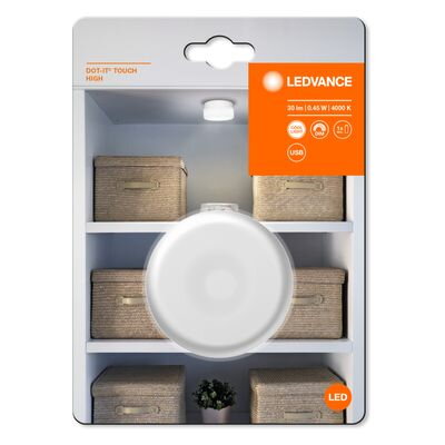 Svietidlo LEDVANCE DOT-IT TOUCH®, LED, dotykové, stmievateľné, bezdrôtové, 4000K