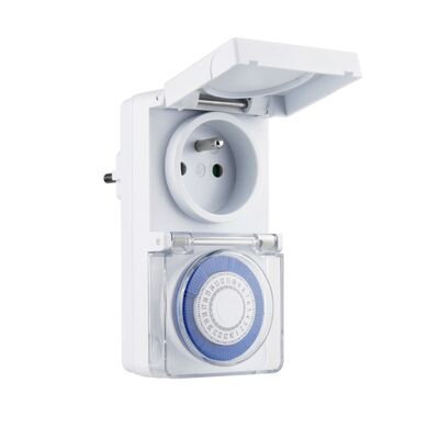 Časovač Strend Pro, mechanická spínacia zásuvka, 220-240 V, max. 3500 W