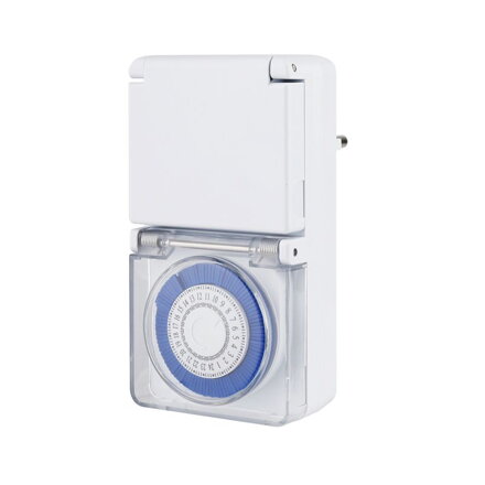 Časovač Strend Pro, mechanická spínacia zásuvka, 220-240 V, max. 3500 W
