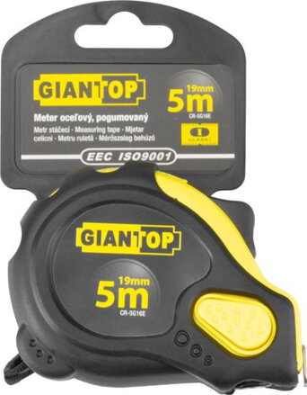Meter GIANT CR-G16 CE, 5,0 m, stáčací, pogumovaný, CE