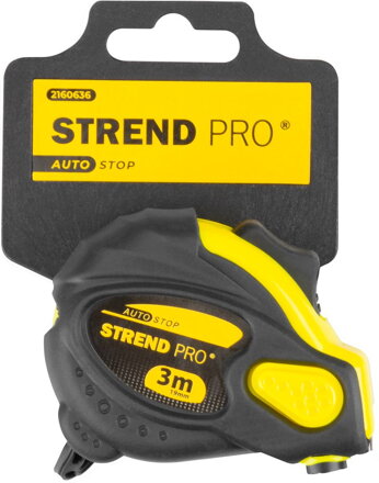 Meter WorkTiger 6E 03,0 m, 19 mm, stáčací, AutoStop, pogumovaný