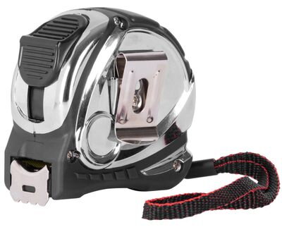 Meter GIANT CR-G44, 5 m, 19 mm, Chrome/Nylon, Class II, CE