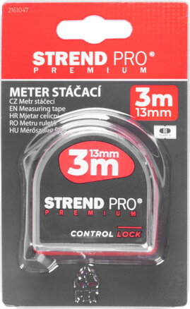 Meter Strend Pro Premium PW3013, 3 m, 13 mm, zvinovací Meter Strend Pro Premium PW3013, 3 m, 13 mm, zvinovací
