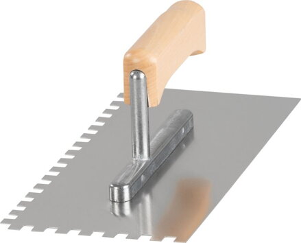 Hladítko Strend Pro Premium, drev. rúčka, 270x130 mm, e08 mm, nerez