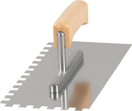 Hladítko Strend Pro Premium, drev. rúčka, 270x130 mm, e10 mm, nerez