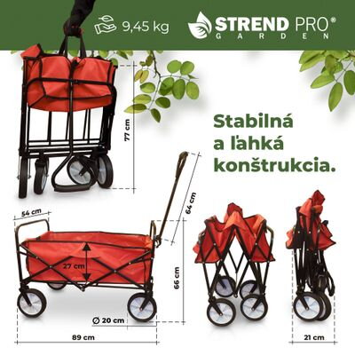 Vozik Praktik, skladací, PVC