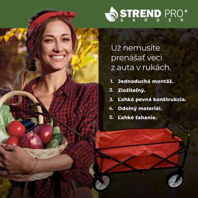Vozik Praktik, skladací, PVC