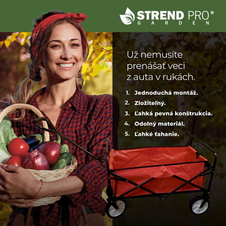Vozik Praktik, skladací, PVC