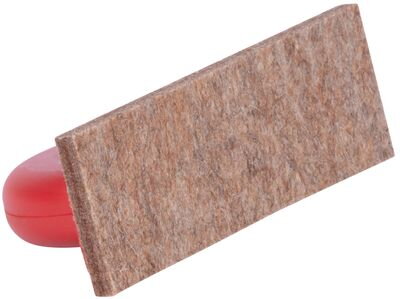 Hladítko Strend Pro 220x65x8 mm, špaletové, plsť hnedá, ABS Hladítko Strend Pro 220x65x8 mm, špaletové, plsť hnedá, ABS