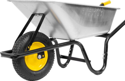 Fúrik Strend Pro Premium Fortis BLACK ES, koleso PN nafukovacie, Zn, 85 lit, max. 250kg (demont)