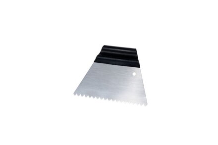 Špachtľa Kubala, plast, oceľ, zub 6mm, 180mm