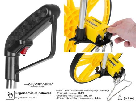 Koliesko Strend Pro DMW601, meracie, krokovacie