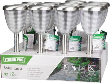 Lampa Solar Baham, 385 mm, 2 Led, AS, bal. 24 ks