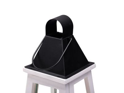Lampas Nicehome WL8823, 17x17x33 cm, LED, 3xAAA, drevo