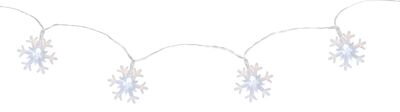 Retaz MagicHome SnowFlake, 90 cm, 10xLED biela, 2xAA