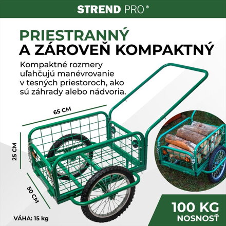 Vozik Victor, max. 100 kg, 2 kolesá