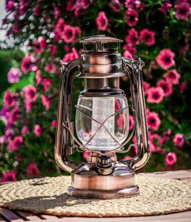 Lampas Nicehome ML3525, 16 LED, 15x11,5x23,5 cm, 2xD, kov, medený