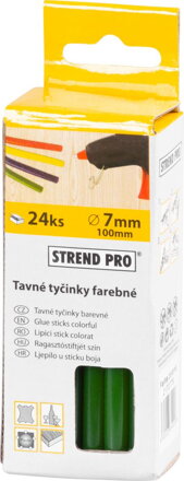 Tycinka Strend Pro GS-201B, 100x7 mm, zelená, bal. 24 ks, tavná