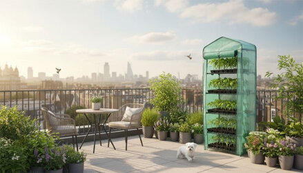 Parenisko Greenhouse X085, 69x49x200 cm, fólia