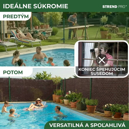 Tkanina BrownDecor W101, 1.0x50 m, UV, 230 g/m2, hnedá