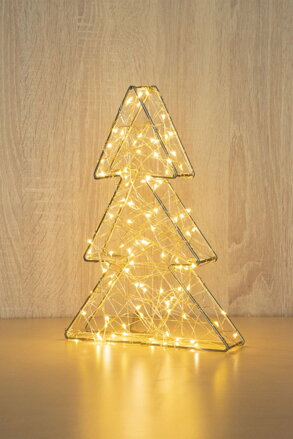 Metal tree MagicHome , 230V, 30 cm, teplá biela