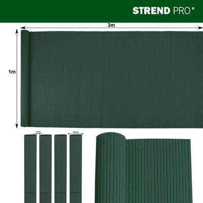 Plot Ence DF13, PVC, 1000 mm, L-3 m, zelený, 1300g/m2, UV