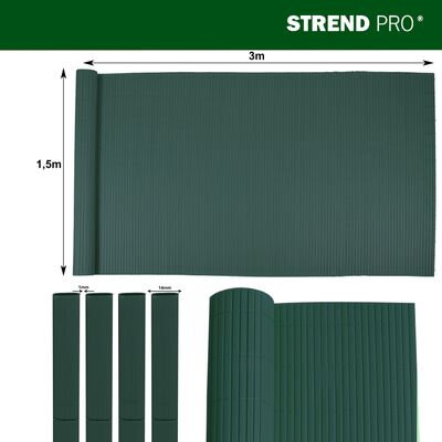 Plot Ence DF13, PVC, 1500 mm, L-3 m, zelený, 1300g/m2, UV