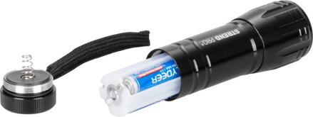 Svietidlo Flashlight COB 100 lm, Alu, 3xAAA