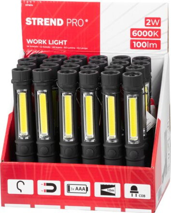 Svietidlo Worklight CWL1046, COB, 3xAAA, magnet