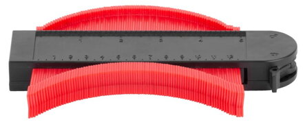 Šablóna na obkreslenie tvarov Vinnon, 125 mm, s uzamknutím