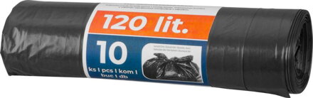 Vrecia ROLO LDPE 070x110x0,100 cm, čierne, 15 ks, 120 lit.