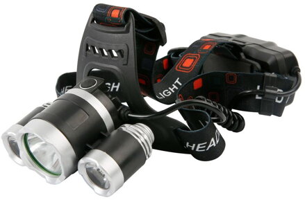 Čelovka Strend Pro Headlight H931, T6+2 XPE 300 lm, 1200mAh, USB nabíjanie