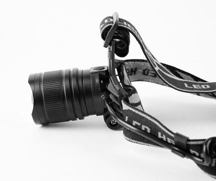 Čelovka Strend Pro Headlight H4019, XHP70 2000 lm, 3x2000mAh, IP43, USB nabíjanie, Zoom