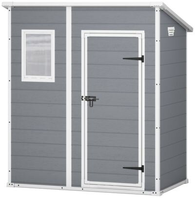 Domcek Keter® MANOR PENT 6x4, sivá/biela, 183x111x200 cm, UV