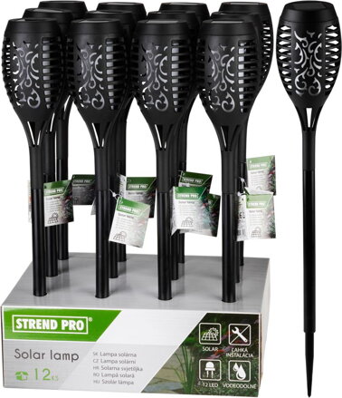 Lampa Solar Avior, 49 cm, 12 SMD LED, 2/3 AAA