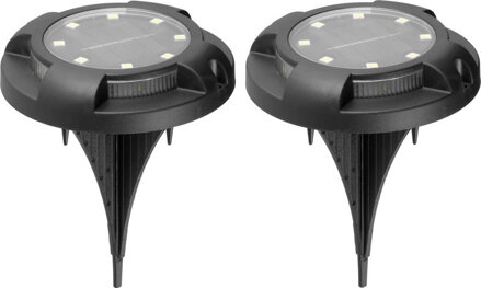 Lampa Solar Strend Pro Crater, 11x14 cm, 12 SMD LED, AA, 2 ks