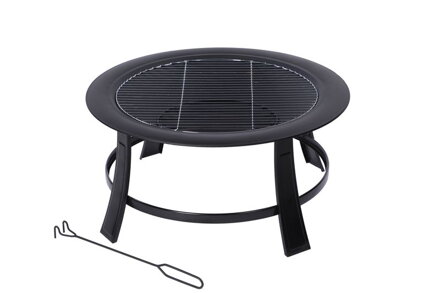 Ohnisko Strend Pro Grill, kovové, okrúhle, 76 cm