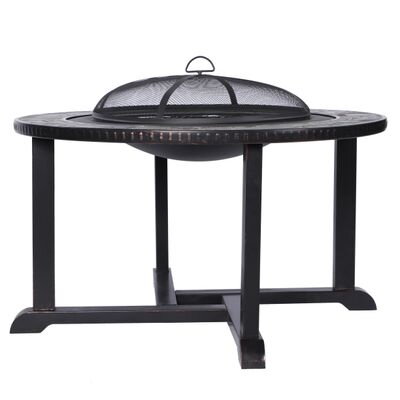 Ohnisko Strend Pro Grill, kovové, 4 stoličky, 105 cm