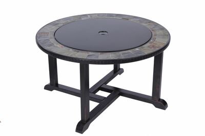 Ohnisko Strend Pro Grill, kovové, 4 stoličky, 105 cm