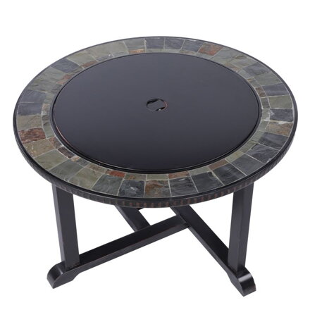 Ohnisko Strend Pro Grill, kovové, 4 stoličky, 105 cm
