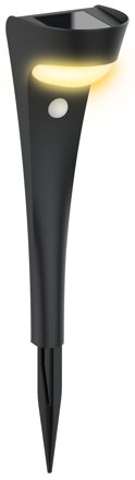 Lampa Strend Pro Garden, solárna, so senzorom, 10,2x13x52,5 cm